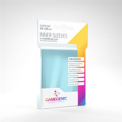 card sleeves 64x89mm Gamegenic Inner Sleeves
