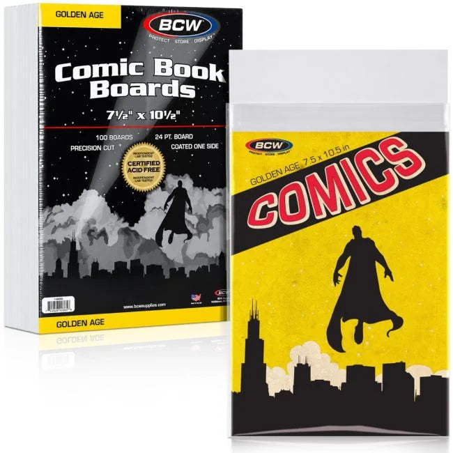 BCW Comic Boards Golden