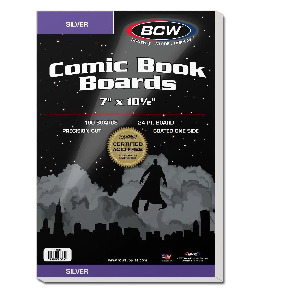 BCW Comic Boards Silver