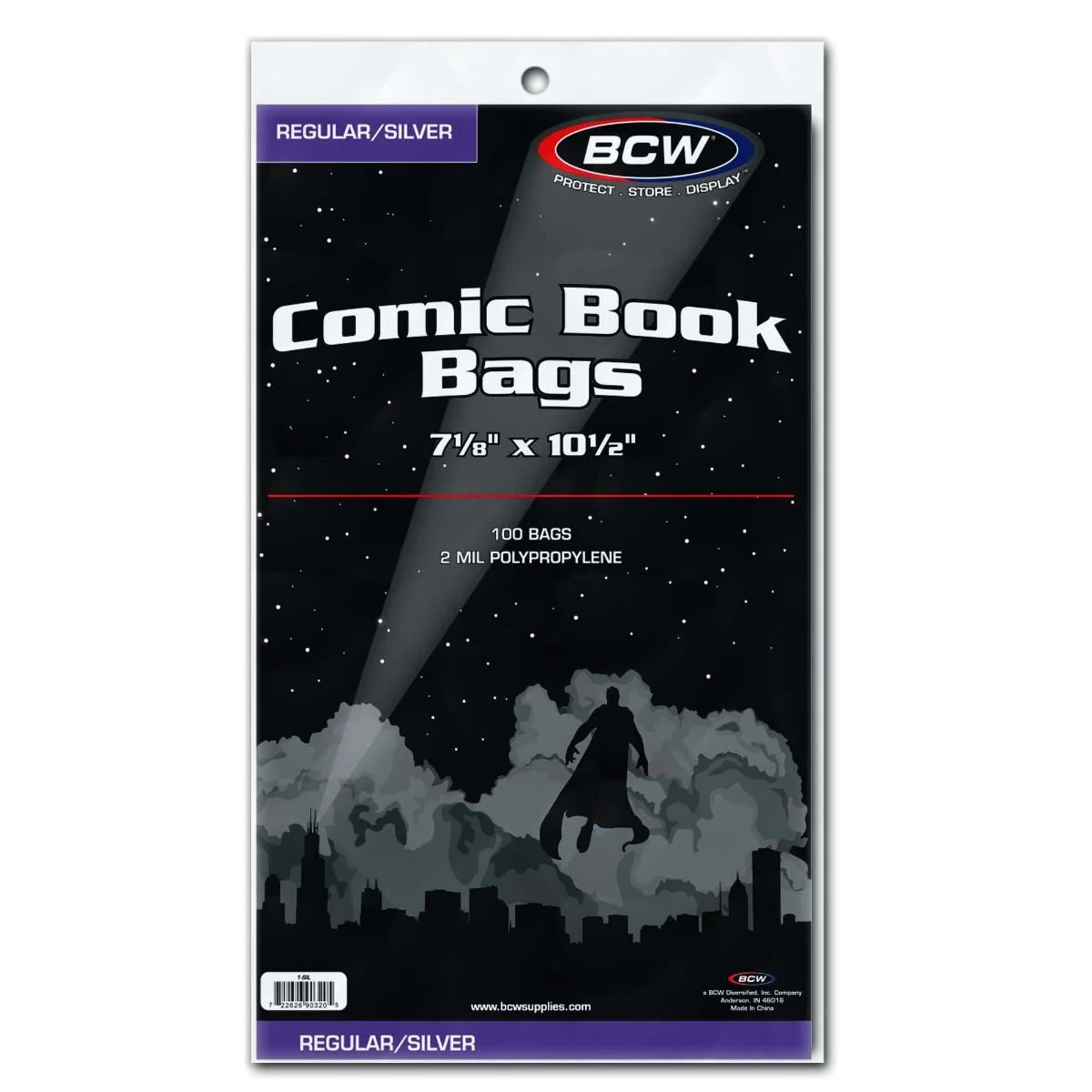 BCW Comic Book Bags Silver Age