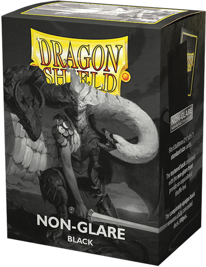 Dragon Shields: (100) Matte Black Non-Glare (DISPLAY 10)