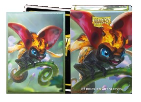 Dragon Shields: (100) Brushed Art - Burnbug (DISPLAY 10)