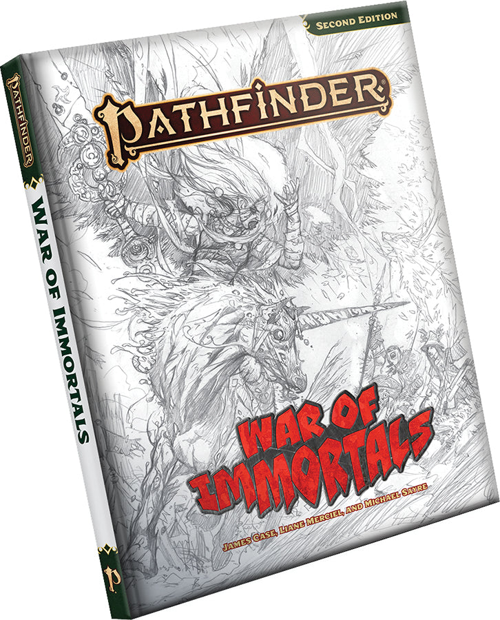 Pathfinder RPG: War of Immortals Hardcover (Sketch Cover Edition) (P2)