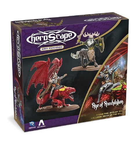 Heroscape: Rising Tide - Sonlen and Halushia Scion of the Wild Army Expansion