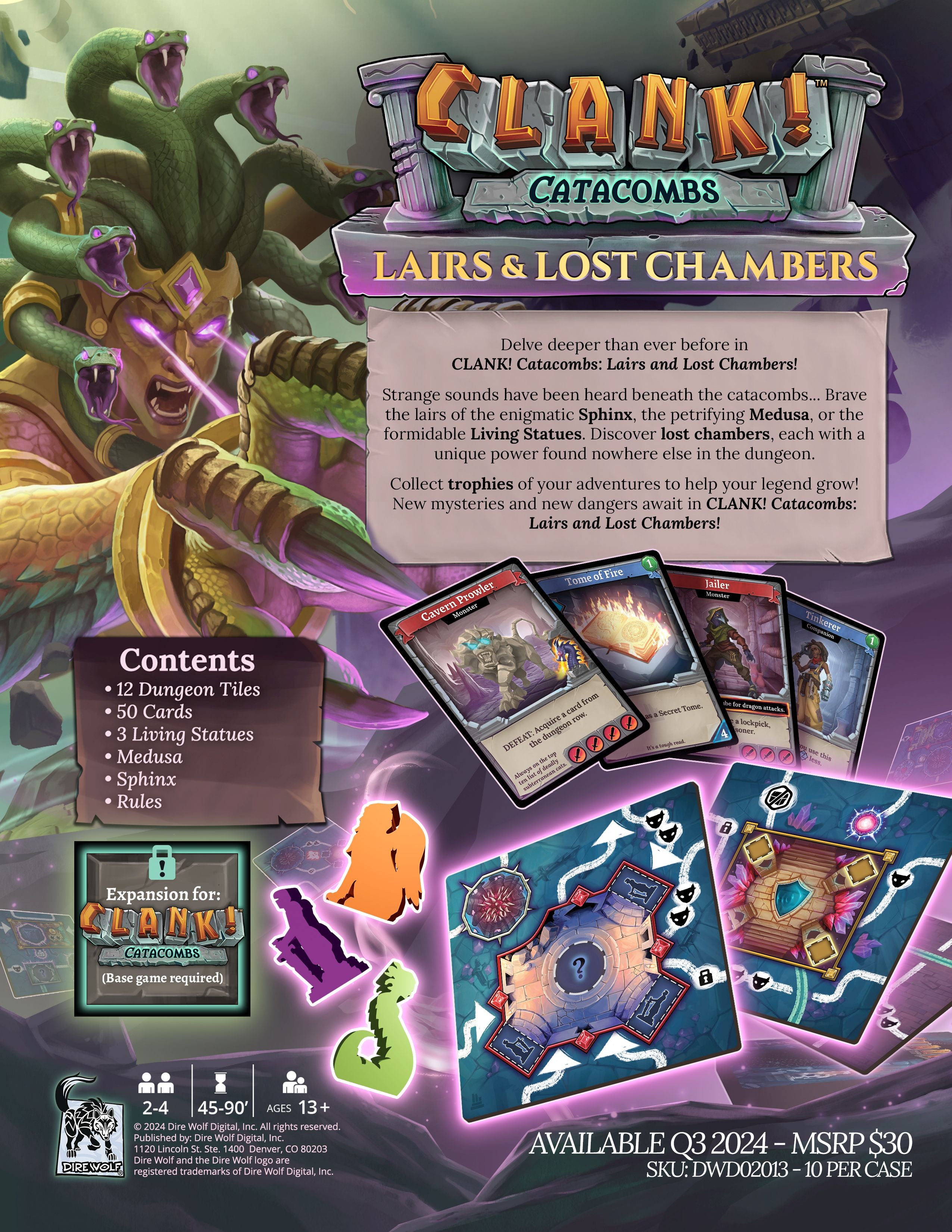 Clank!: Catacombs - Lairs & Lost Chambers