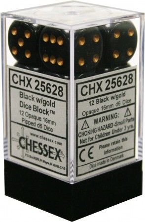 CHX 25628 Black with Gold