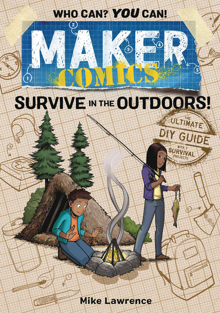 Maker Comics Graphic Novel Survive In Outdoors