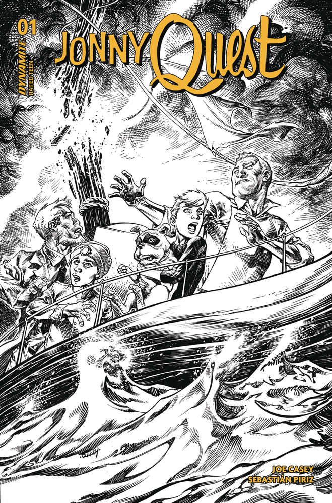 Jonny Quest #1 Cover R 20 Copy Variant Edition Raney Line Art