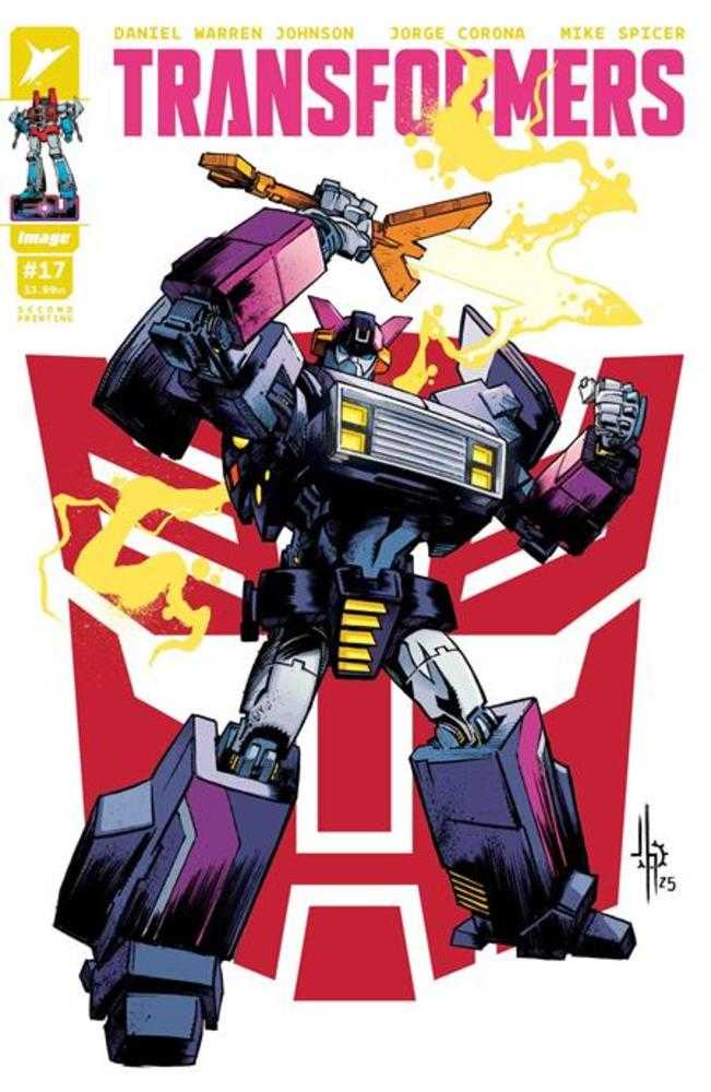 Transformers #17 2nd Print Cover B Jason Howard Autobot Variant