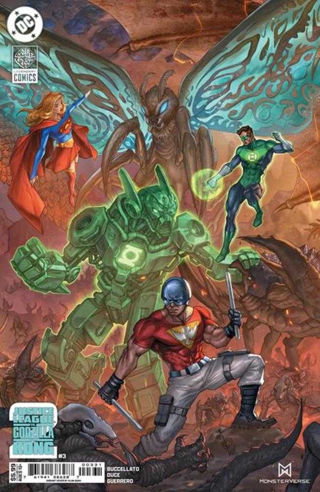 Justice League vs Godzilla vs Kong 2 #3 (Of 7) Cover C Alan Quah Card Stock Variant