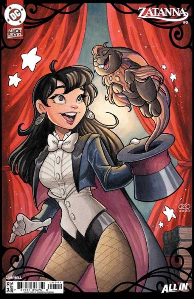 Zatanna (2026) #3 Cover D Chrissie Zullo Uminga Card Stock Variant