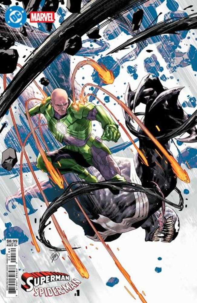 DC Marvel Superman Spider-Man #1 (One Shot) 2nd Print Cover C Yasmine Putri Card Stock Variant