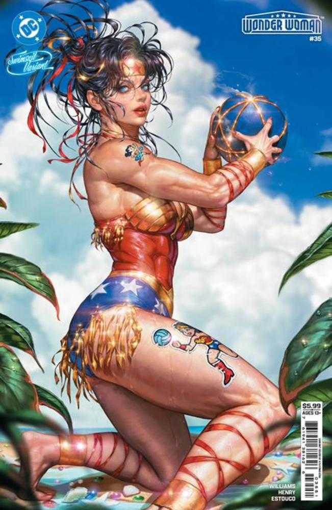 Wonder Woman #35 Cover E Kyuyong Eom Swimsuit Card Stock Variant