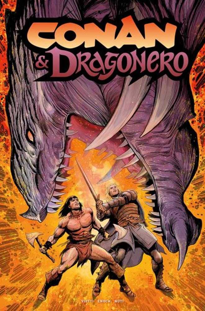Conan And Dragonero #4 (Of 7) Cover D Patch Zircher Foil Variant (Mature)