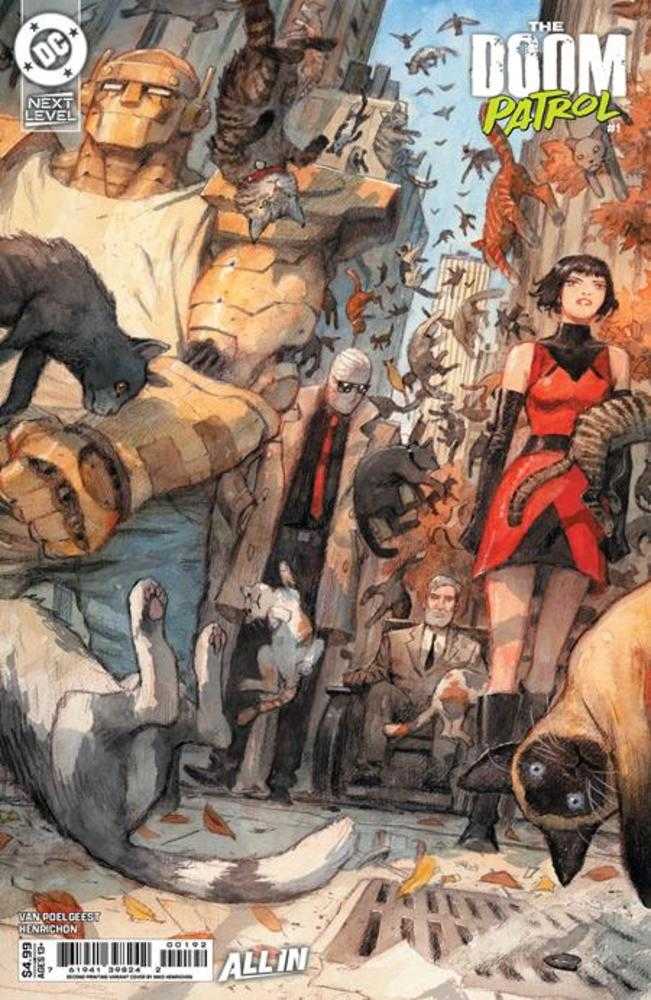 Doom Patrol #1 2nd Print Cover B Niko Henrichon Cardstock Variant