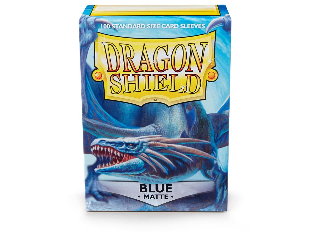 Dragon Shields: (100) Matte Blue (DISPLAY 10)