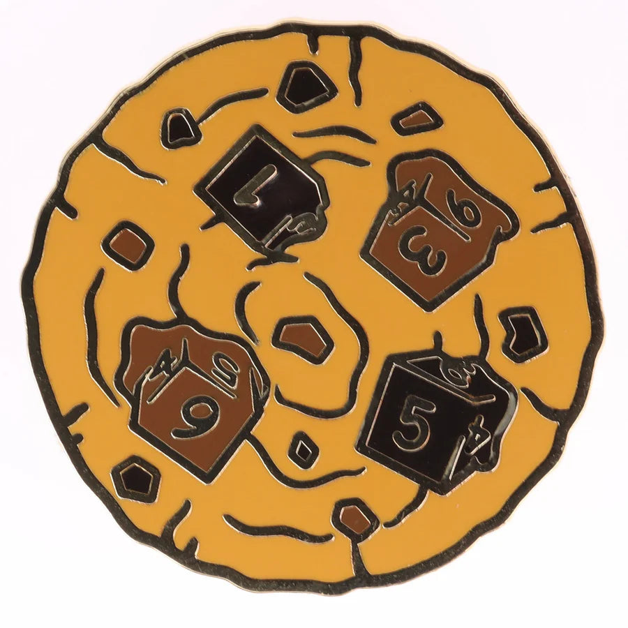 Pastry Pets: Chocolate Chip D6 Enamel Pin