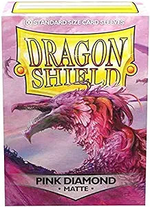 Dragon Shields: (100) Matte - Pink Diamond (DISPLAY 10)