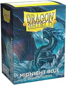 Dragon Shields: (100) Matte - Midnight Blue (DISPLAY 10)