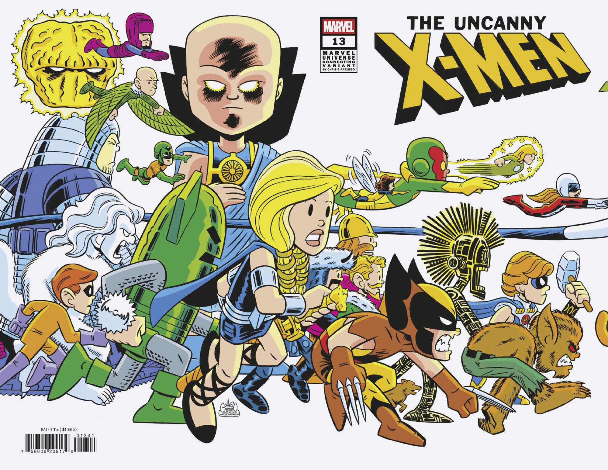 Uncanny X-Men #13 Chris Giarrusso Marvel Universe Connecting Wrap Variant N
