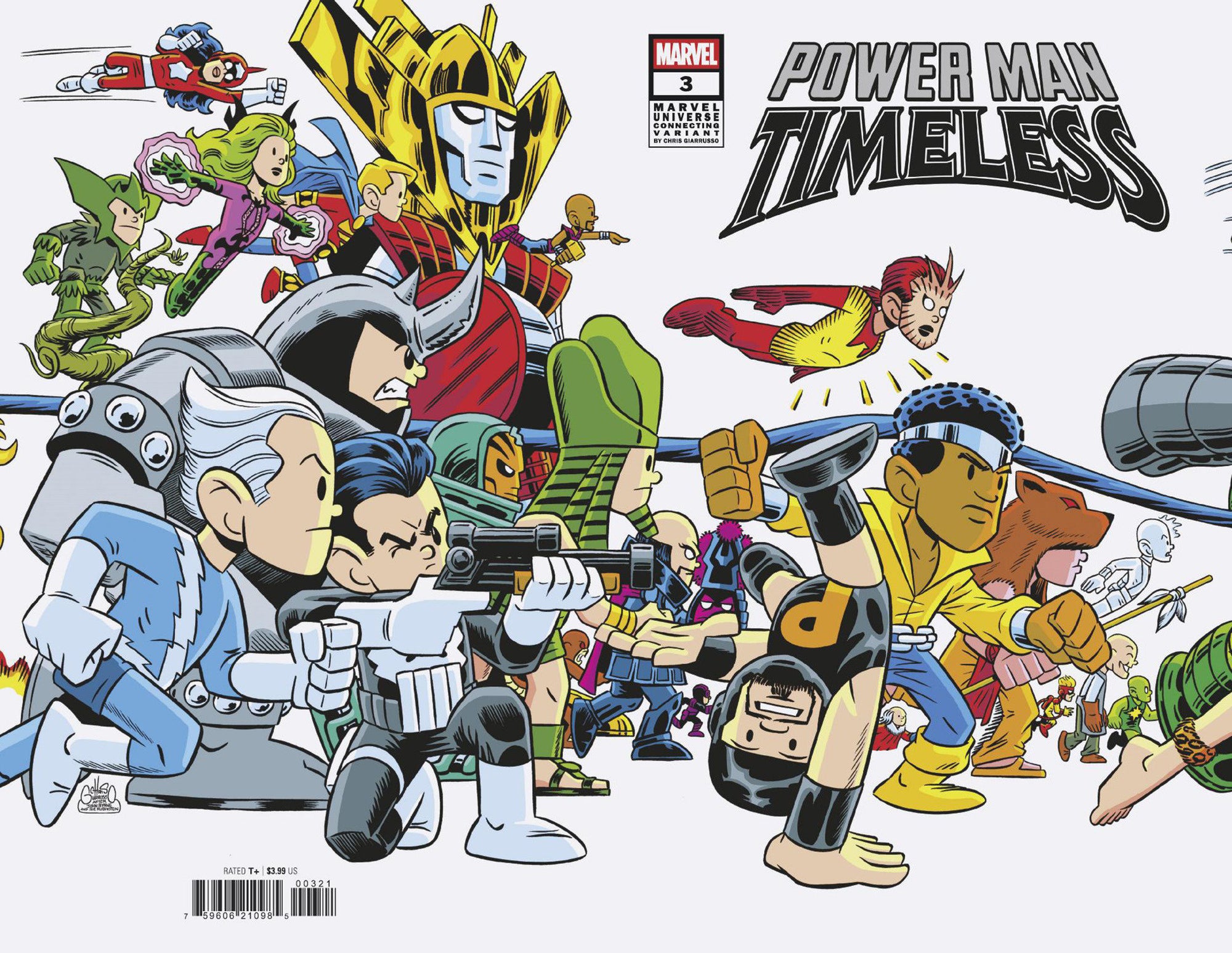 Power Man: Timeless #3 Chris Giarrusso Marvel Universe Connecting Wrap Variant J