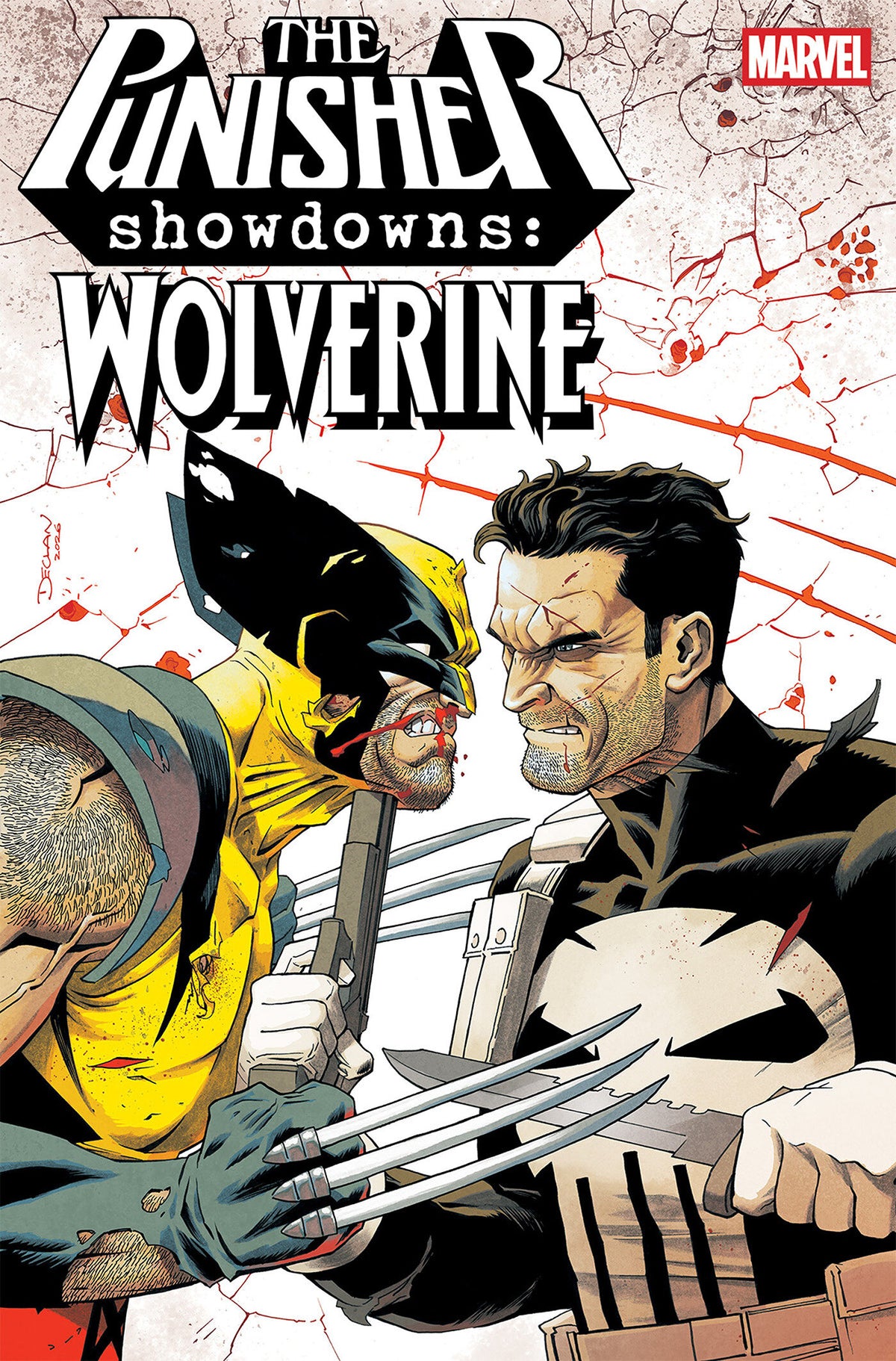Punisher Showdowns: Wolverine #1 Declan Shalvey 1 in 25 Variant