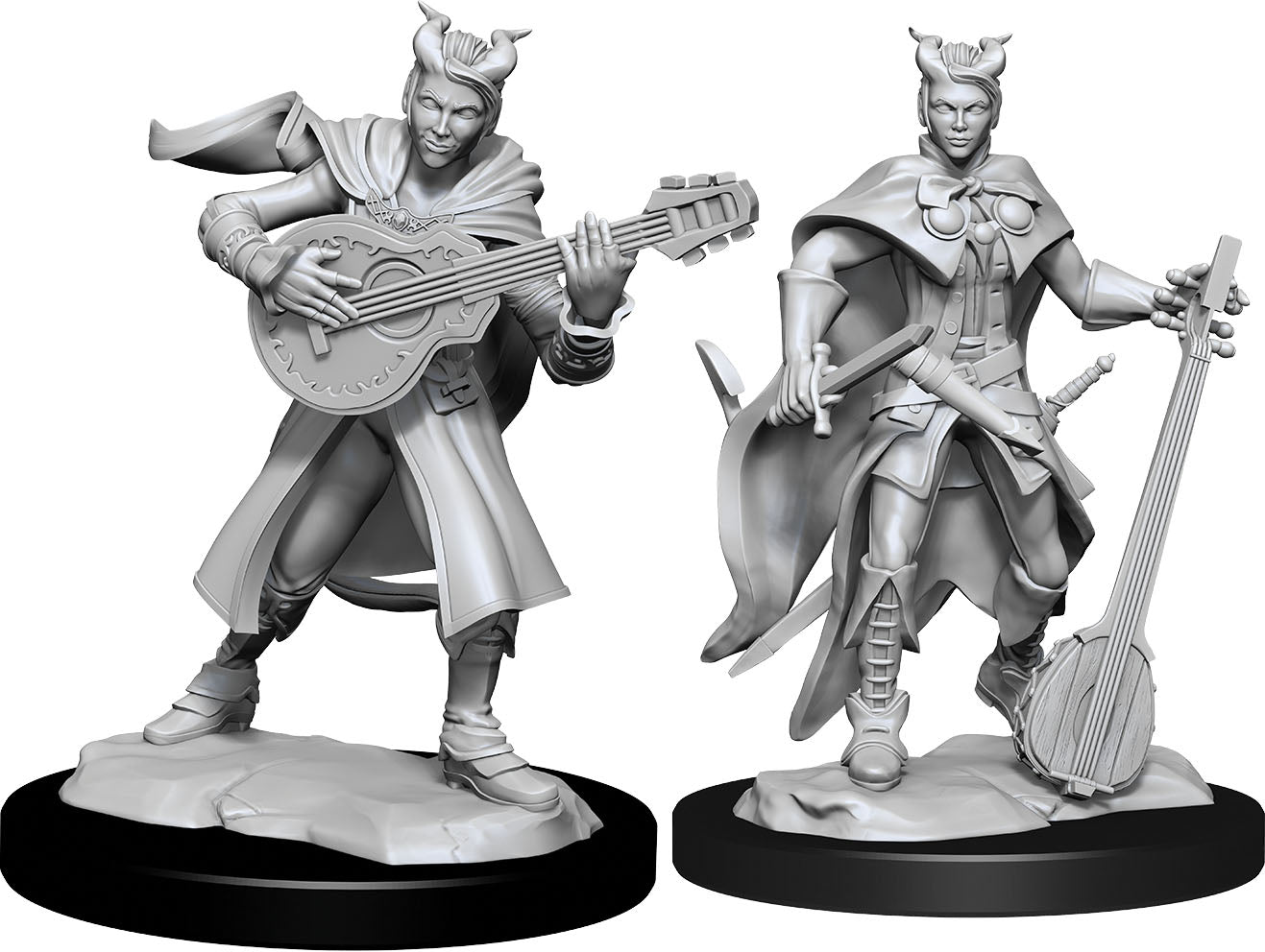 Dungeons & Dragons: Nolzur's Marvelous Unpainted Miniatures - W14 Tiefling Bard Female