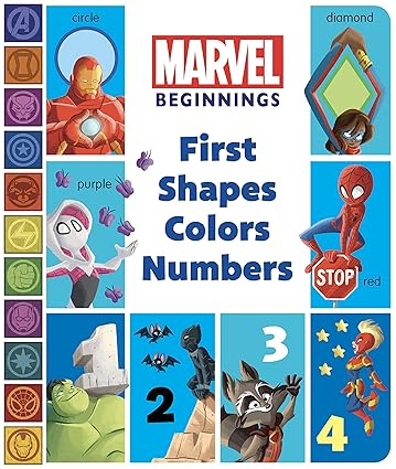 Marvel Beginnings First Shapes Colors Numbers