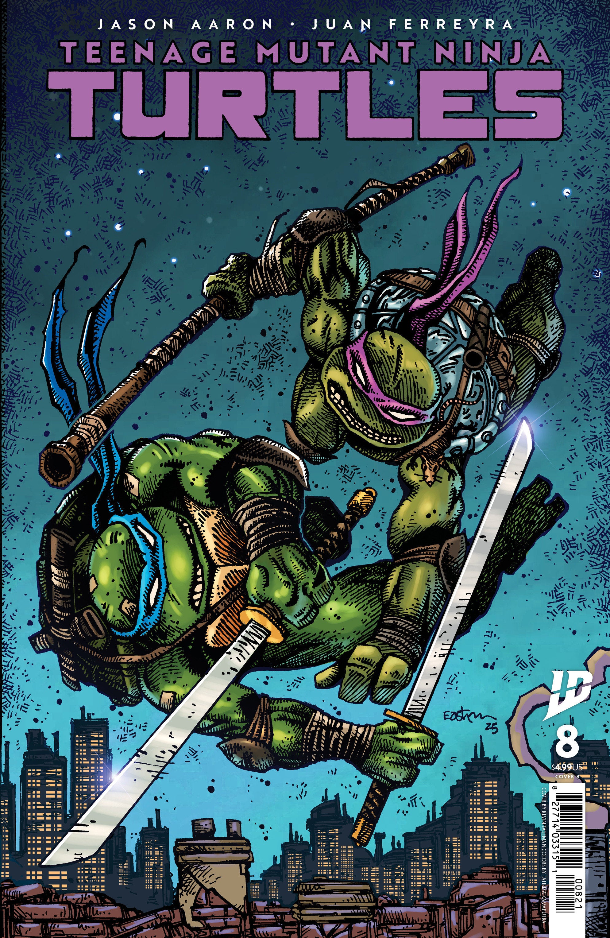 Teenage Mutant Ninja Turtles #8 Variant B (Eastman)