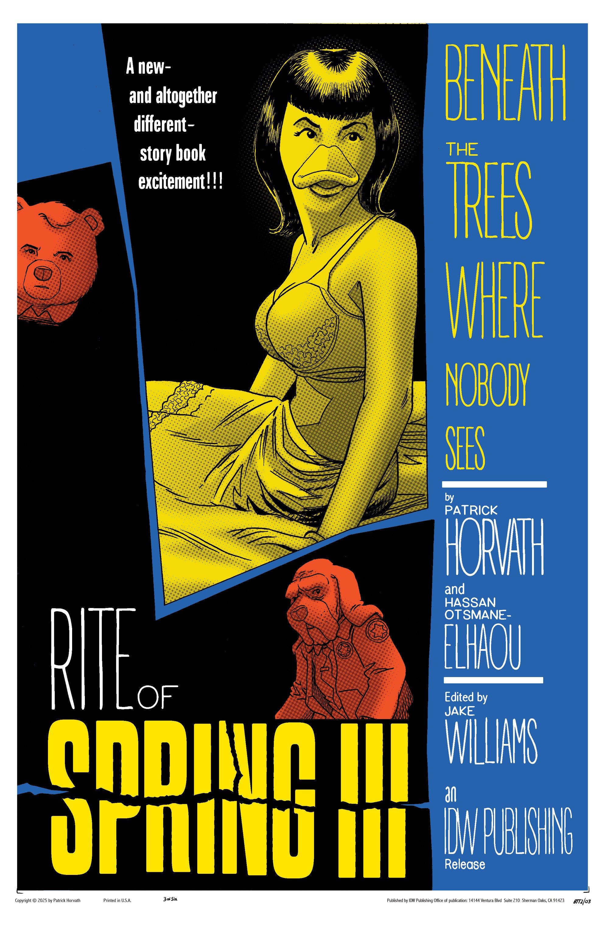 Beneath The Trees Where Nobody Sees: Rite Of Spring #3 Variant B (Fleecs Movie Homage Cover)