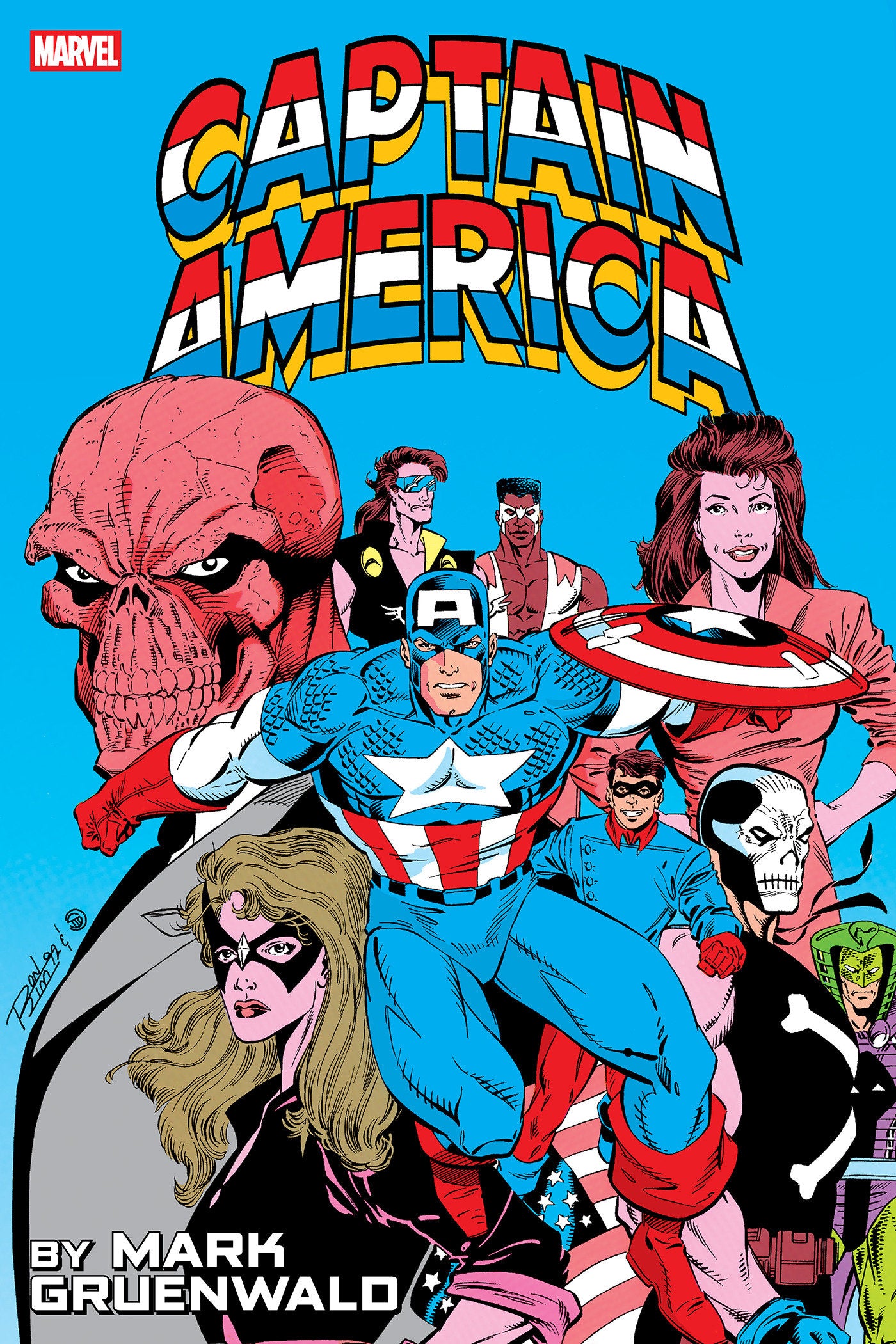 Captain America By Mark Gruenwald Omnibus Volume. 3 Ron Lim Cover