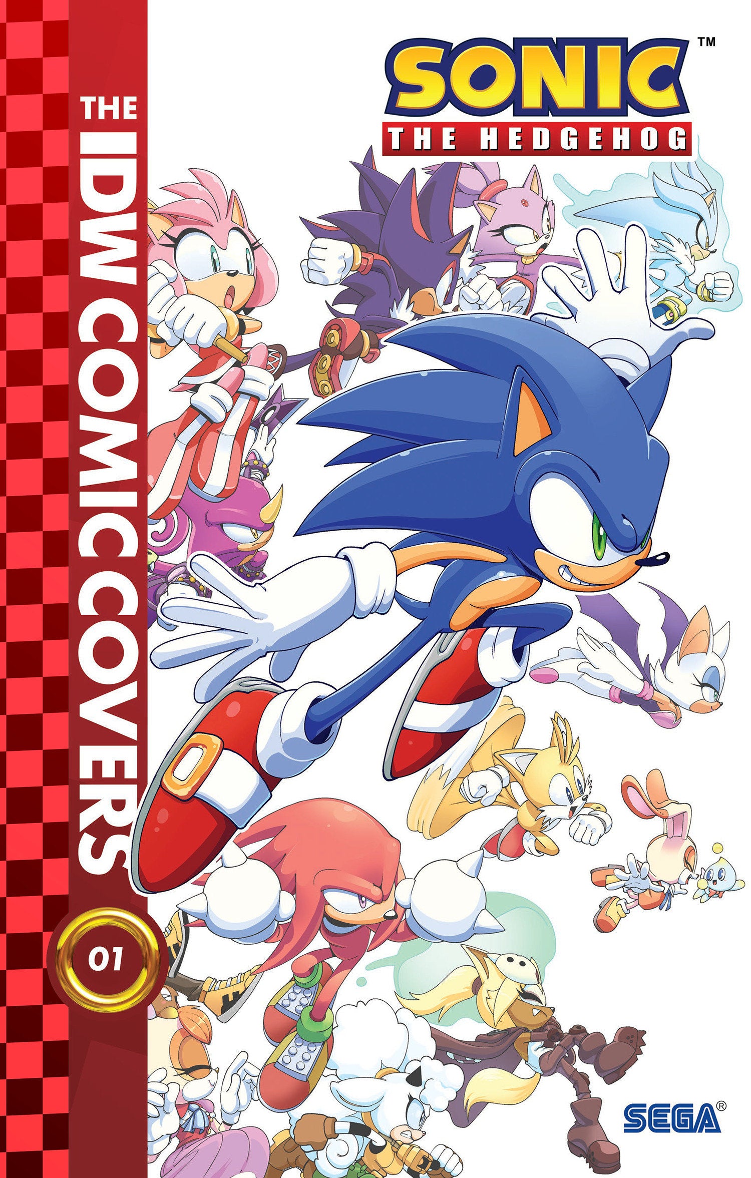 Sonic The Hedgehog: The Idw Comic Covers, Volume. 1