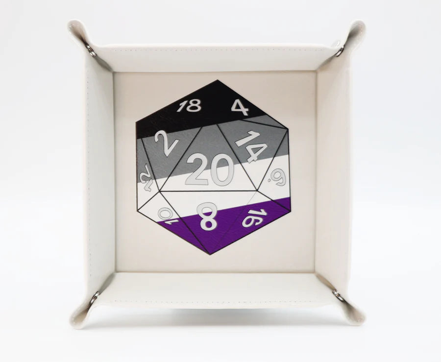 Pride D20 Snap Tray: Asexual