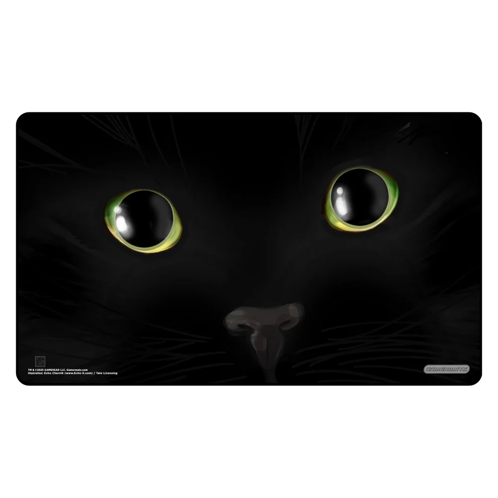 Gamermat - Black Void Cat by Echo Chernik - Playmat