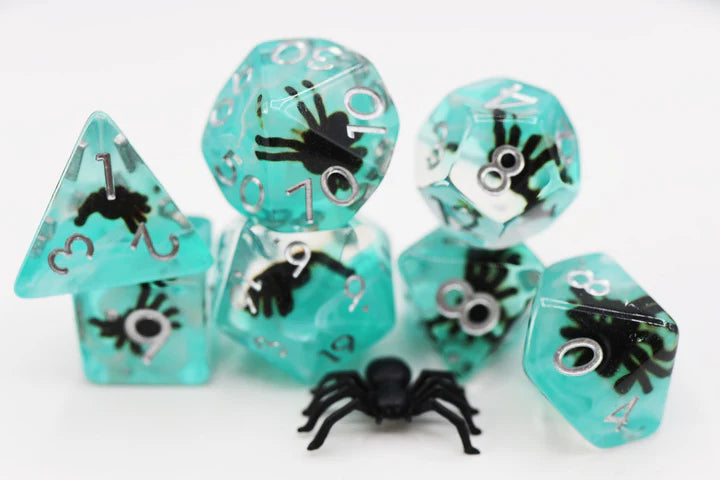 Blue Tarantula Dice Set
