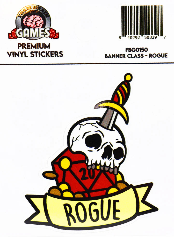 Banner Class Sticker Rogue