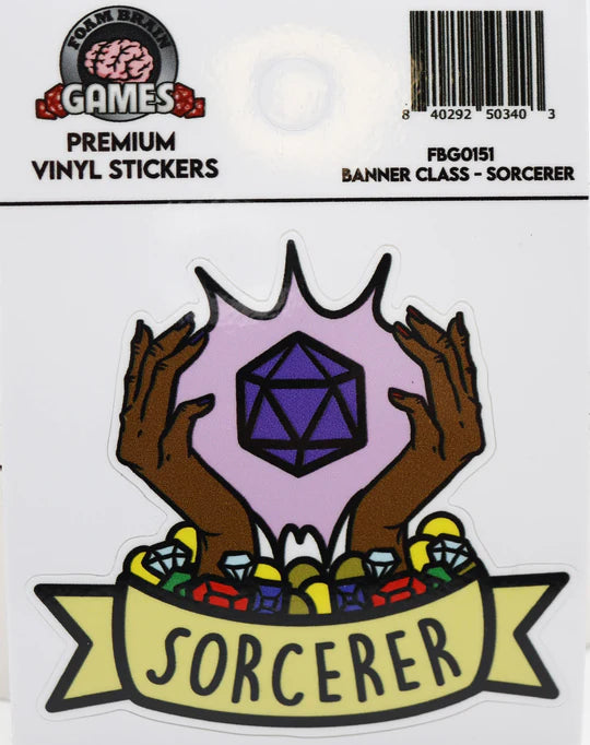 Banner Class Sticker Sorcerer