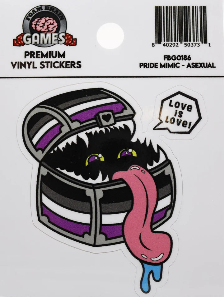 Pride Mimic Sticker Asexual