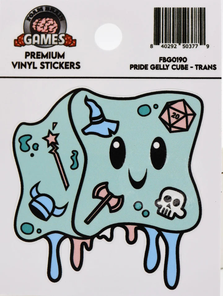 Pride Gelly Cube Sticker Transgender