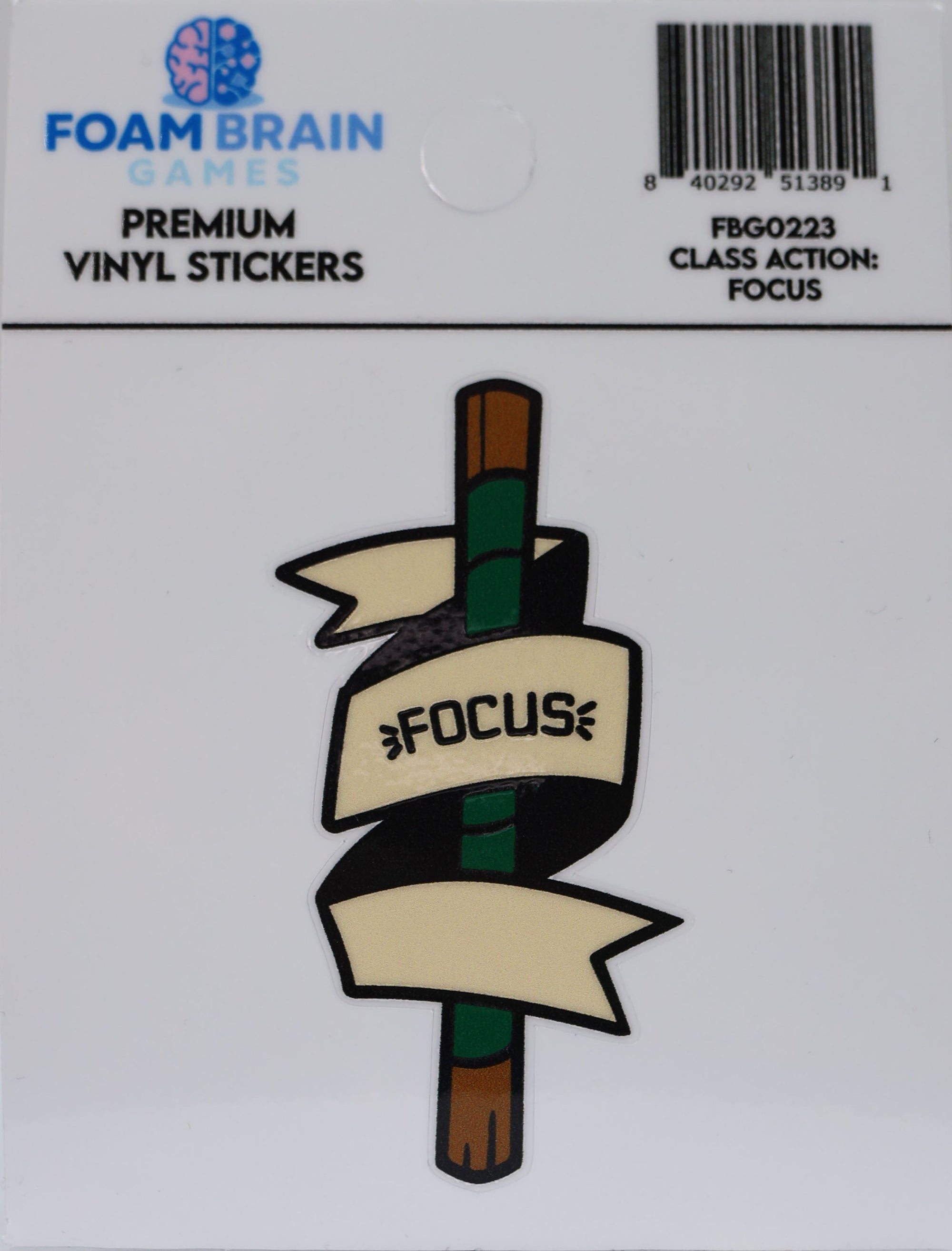 Class Action Sticker: Focus