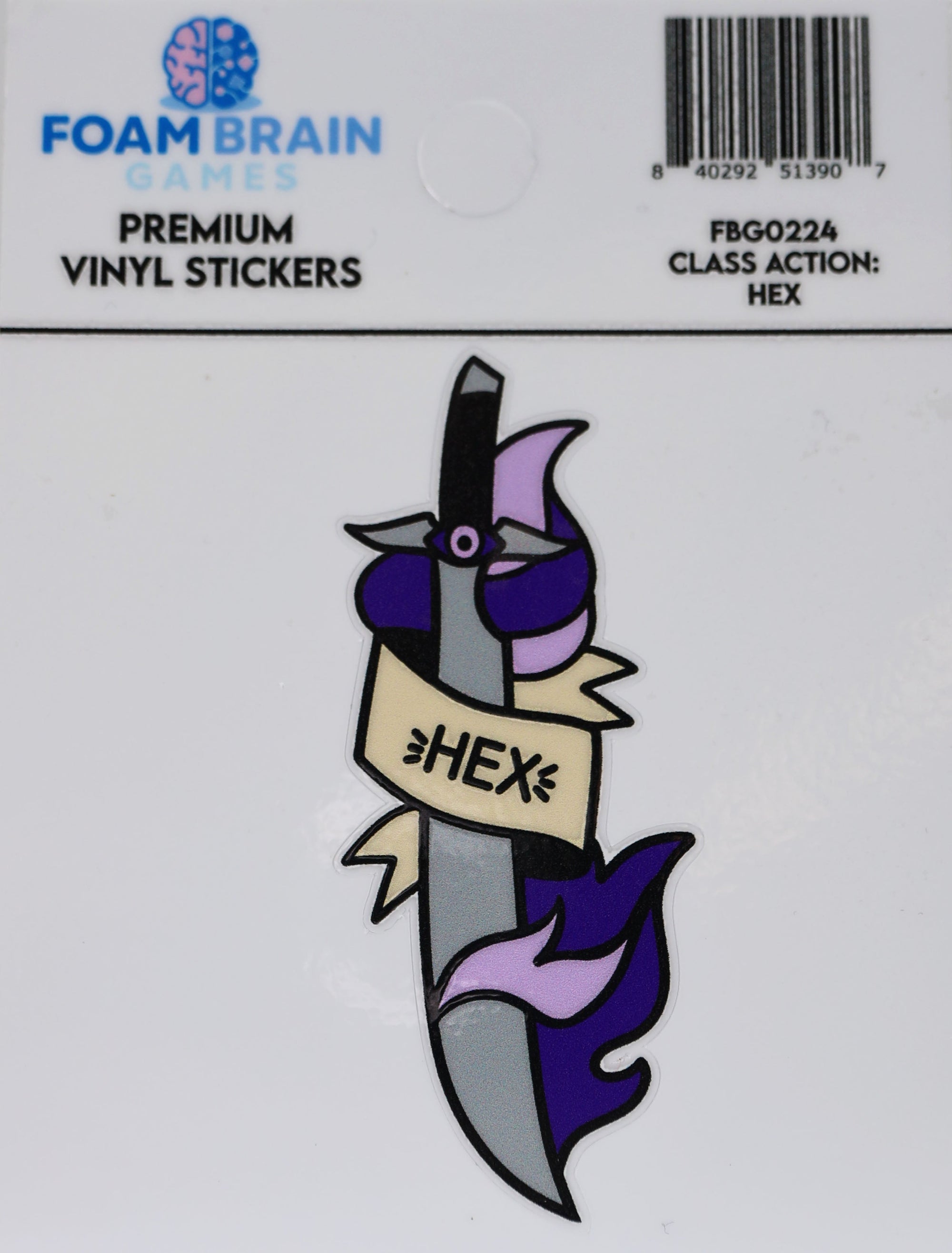 Class Action Sticker: Hex