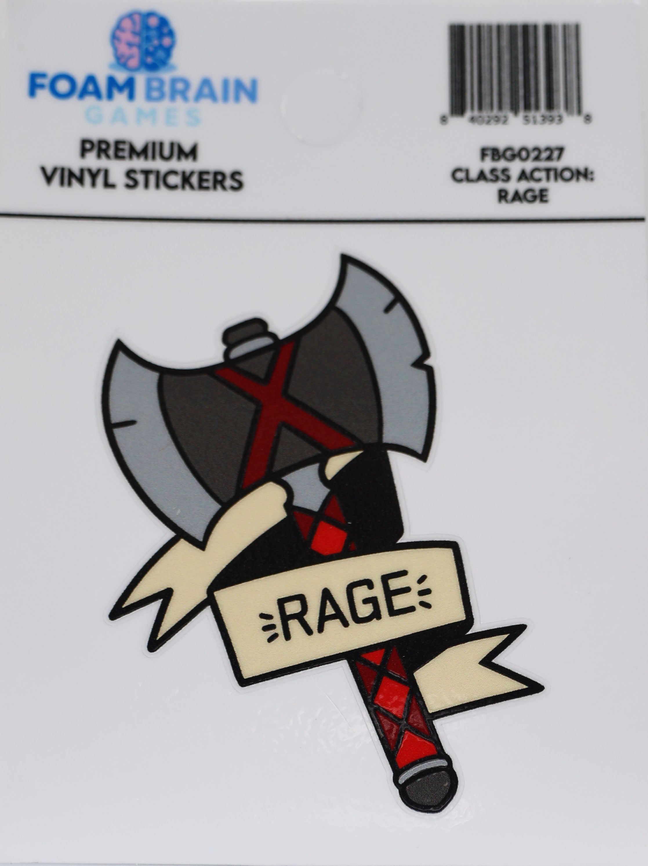 Class Action Sticker: Rage