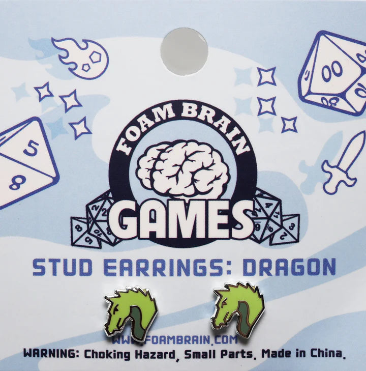 Stud Earrings Dragon