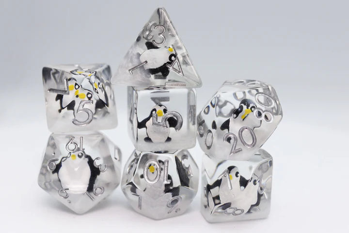 Baby Penguin Dice Set