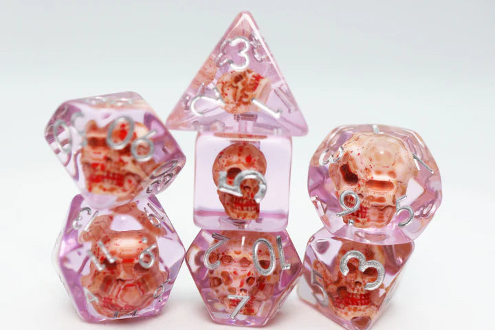 Bloody Skull Dice Set