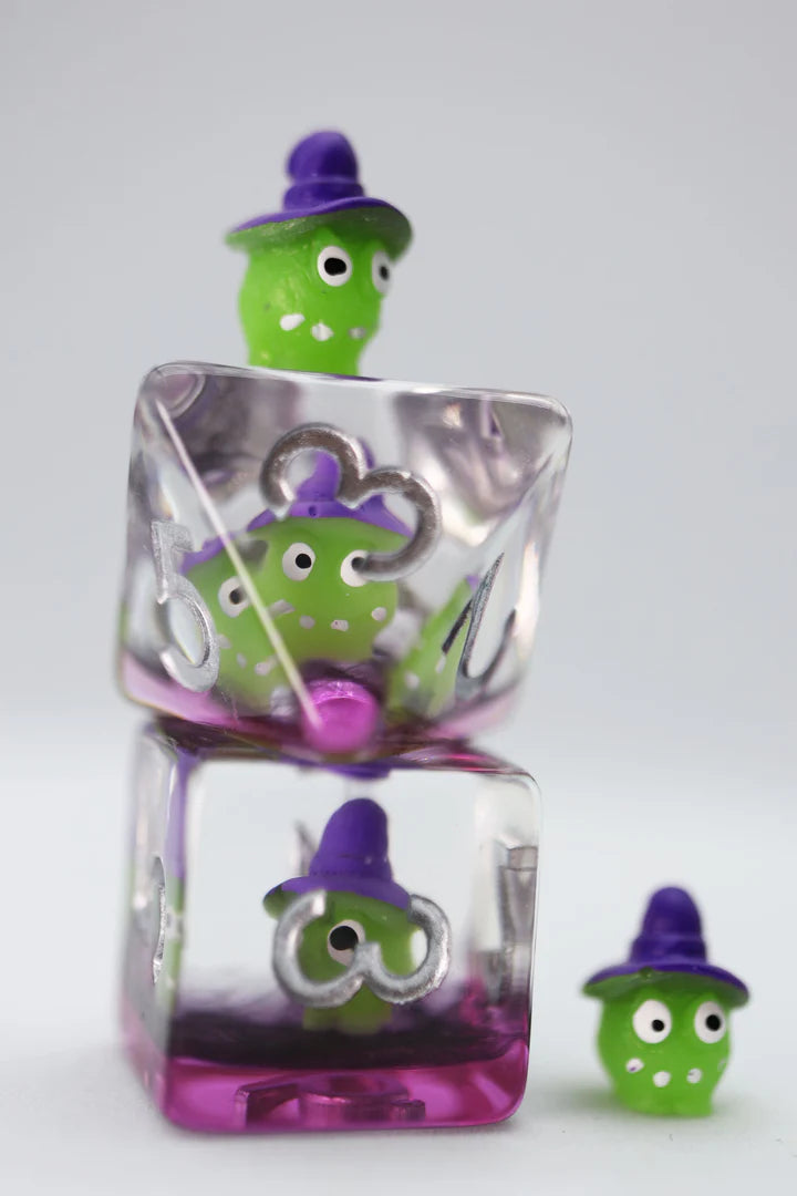 Wacky Witches Dice Set