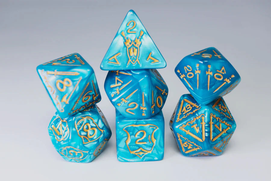 Queen's Armory: Aquatic - 25mm RPG Dice Set