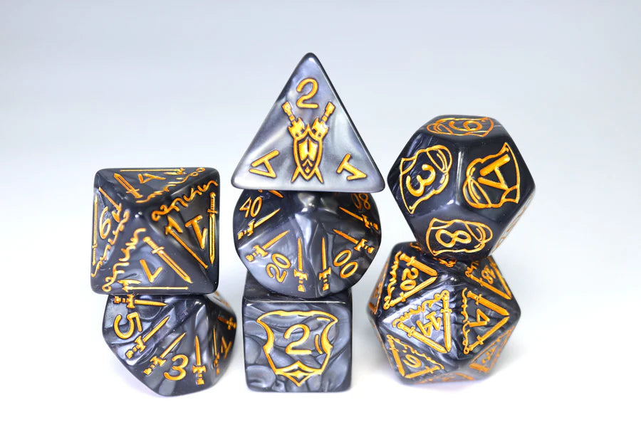 Queen's Armory: Cursed - 25mm RPG Dice Set