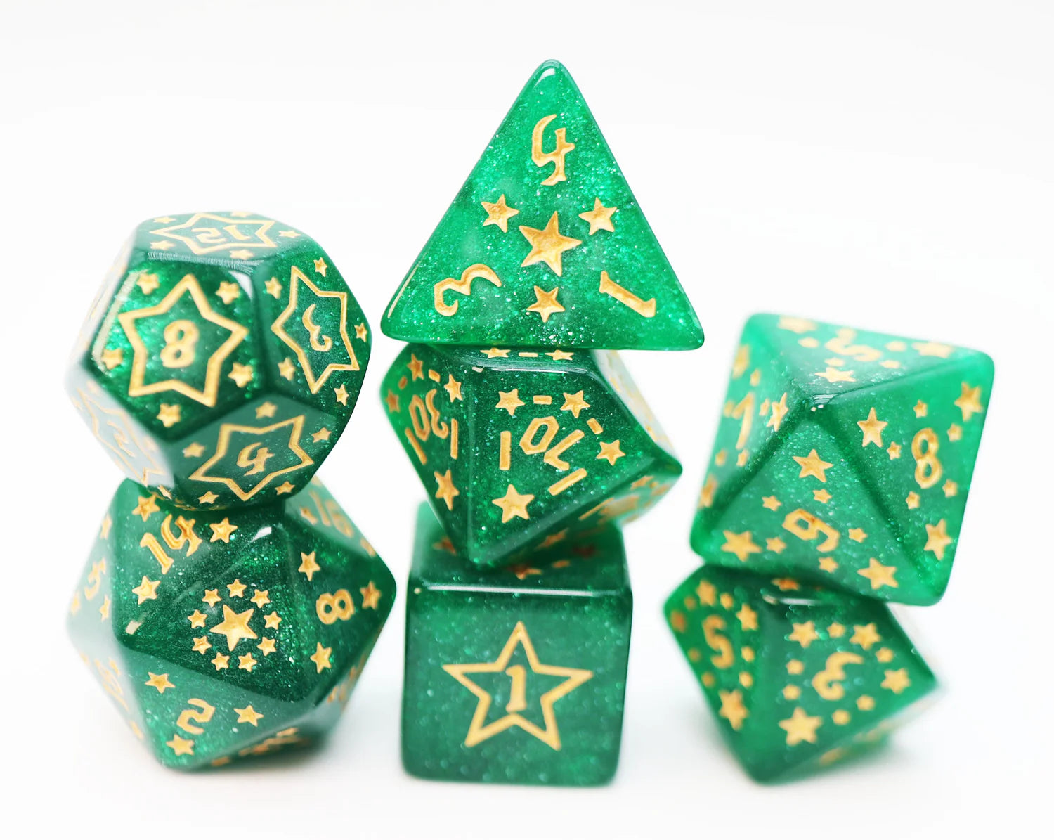 Shooting Stars: Manganese RPG Dice Set