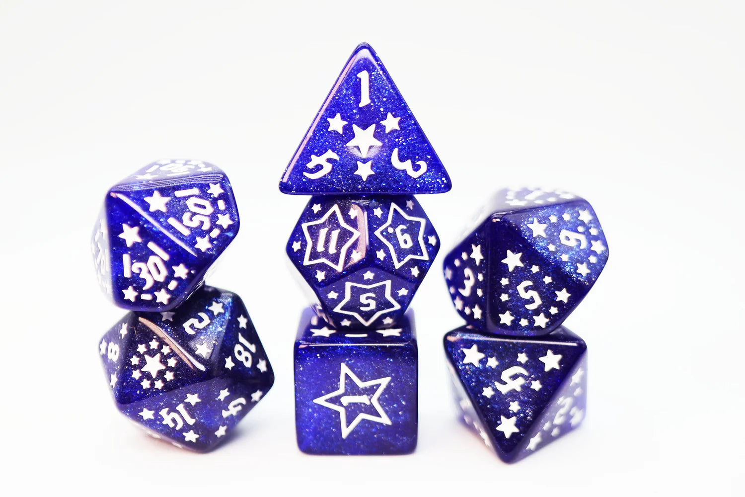 Shooting Stars: Cesium RPG Dice Set